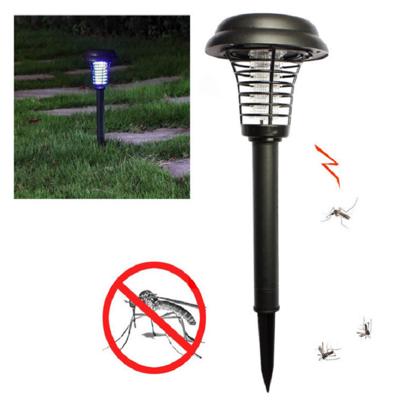 Outdoor solar mosquito control lamp garden villa outdoor mosquito trap lawn lamp insertion