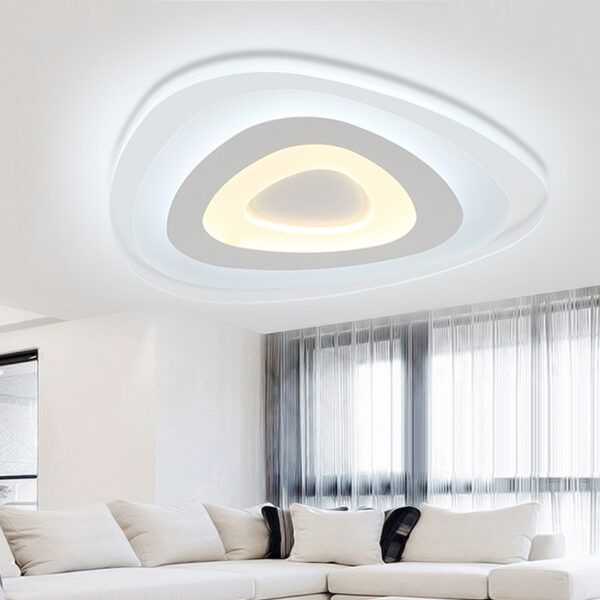 Shaped acrylic ceiling light