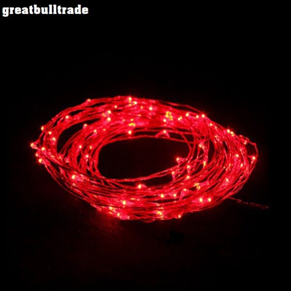 LED copper wire string color flashing lights