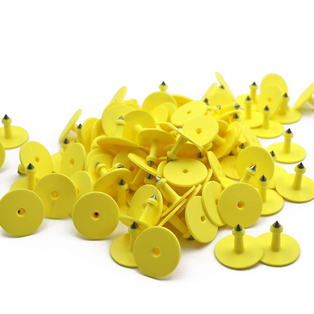 Yellow Animal ear tags