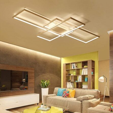 Square aluminum ceiling light  Modern Led ceiling lights for living room bedroom AC85-265V White Ceiling Lamp Fixtures